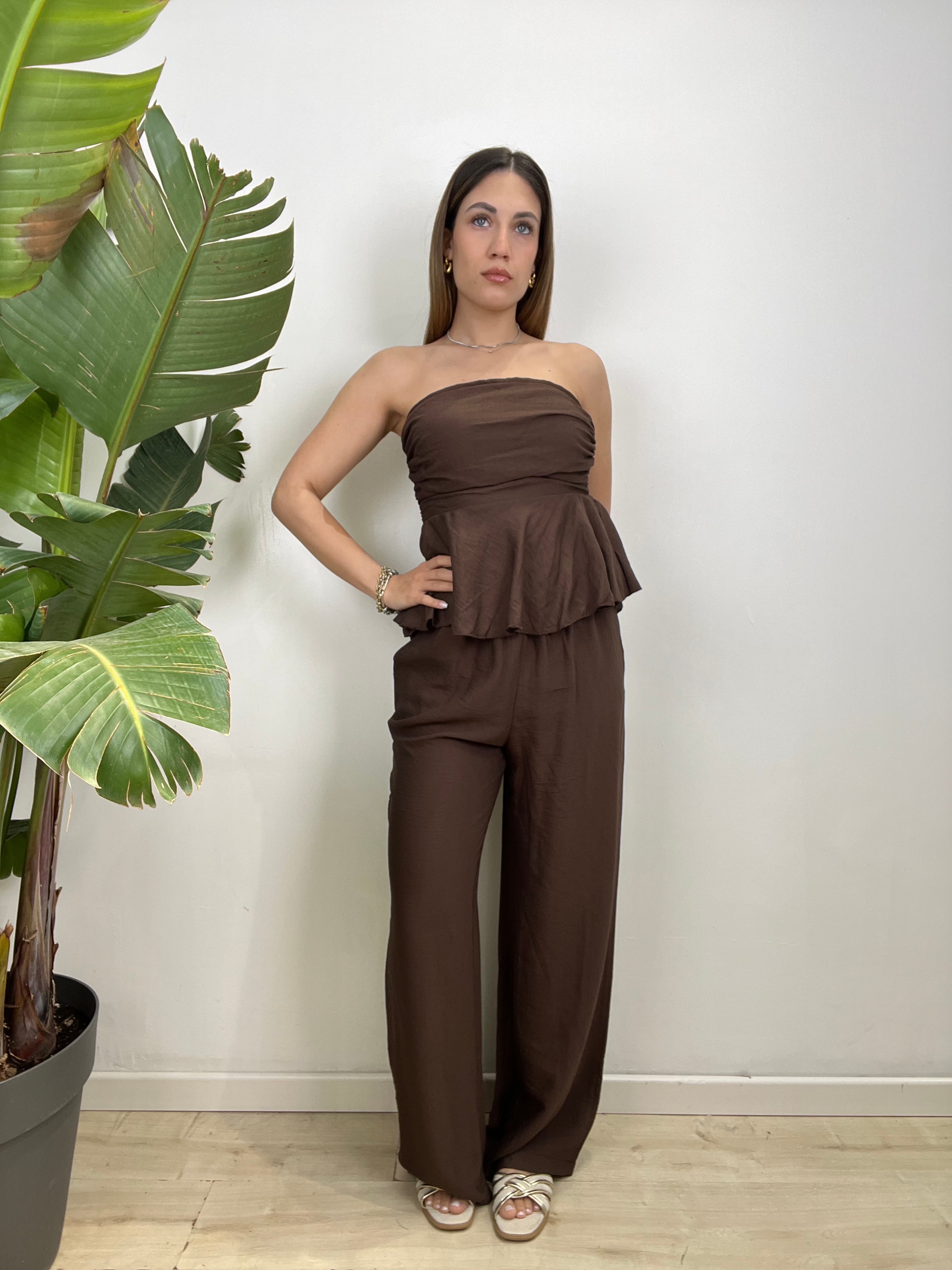 CO ORD SET MEMY MARRONE