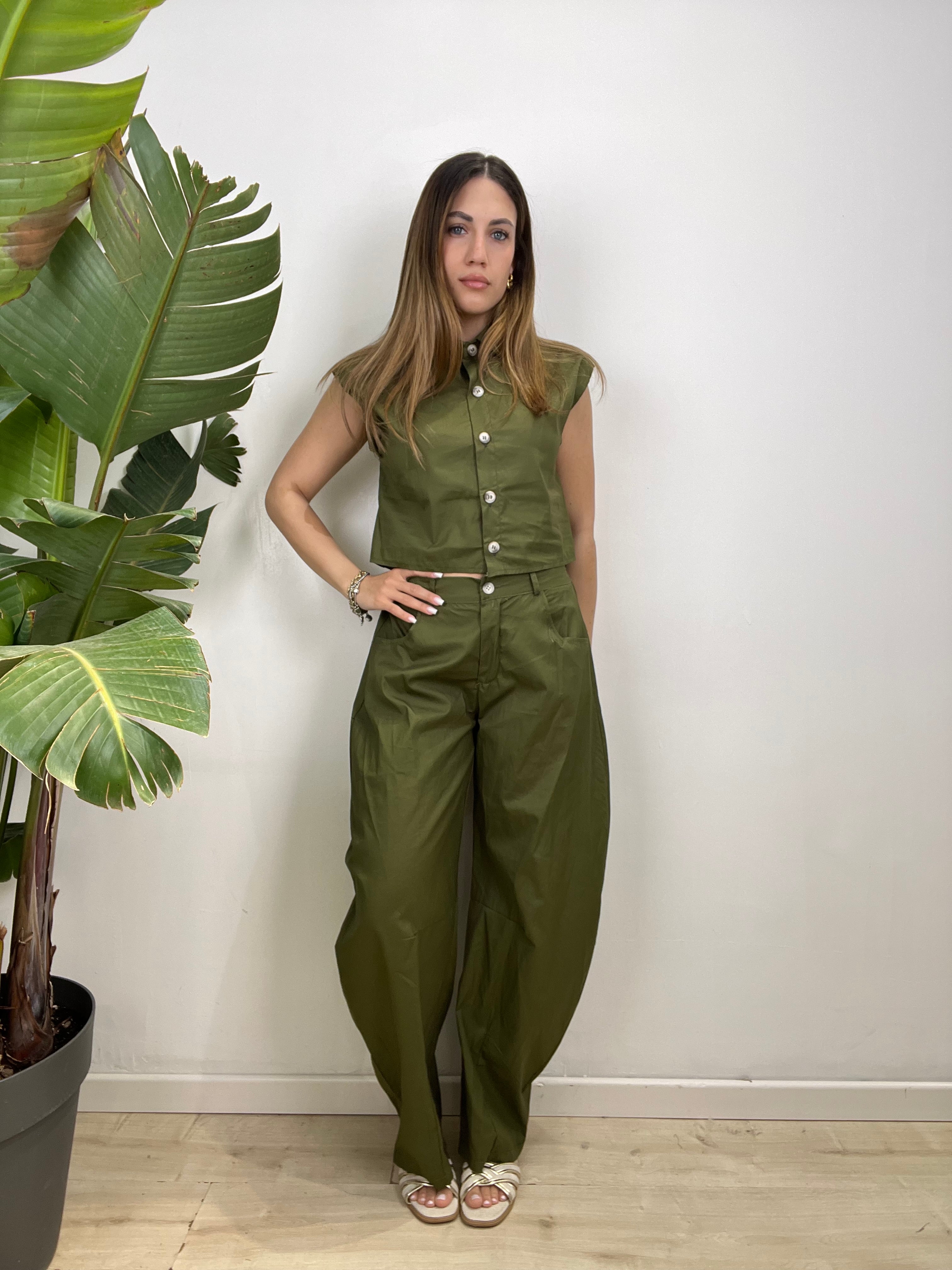 CO ORD SET BILLY VERDE MILITARE
