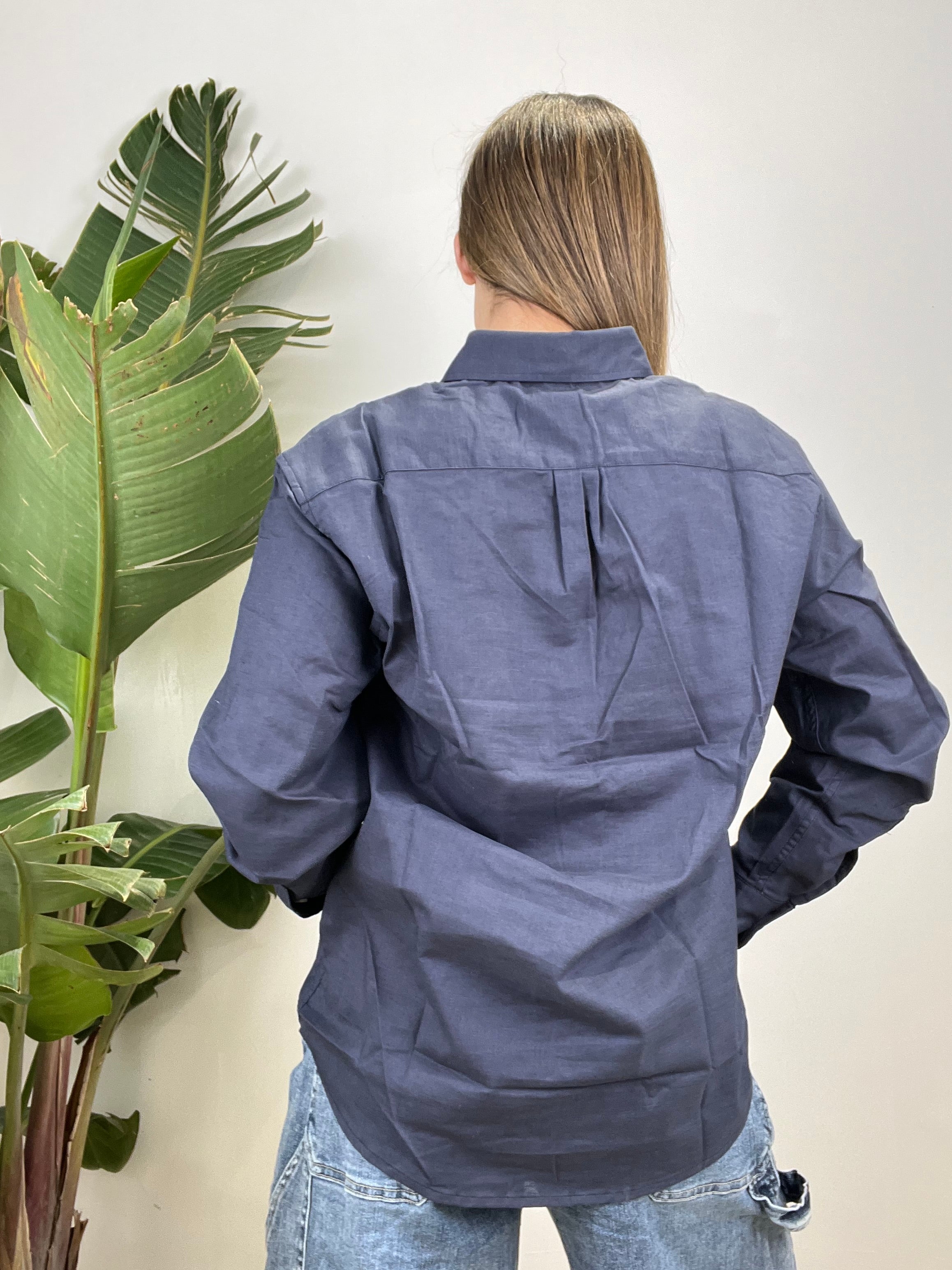 CAMICIA SIMPLY GIOVY BLU