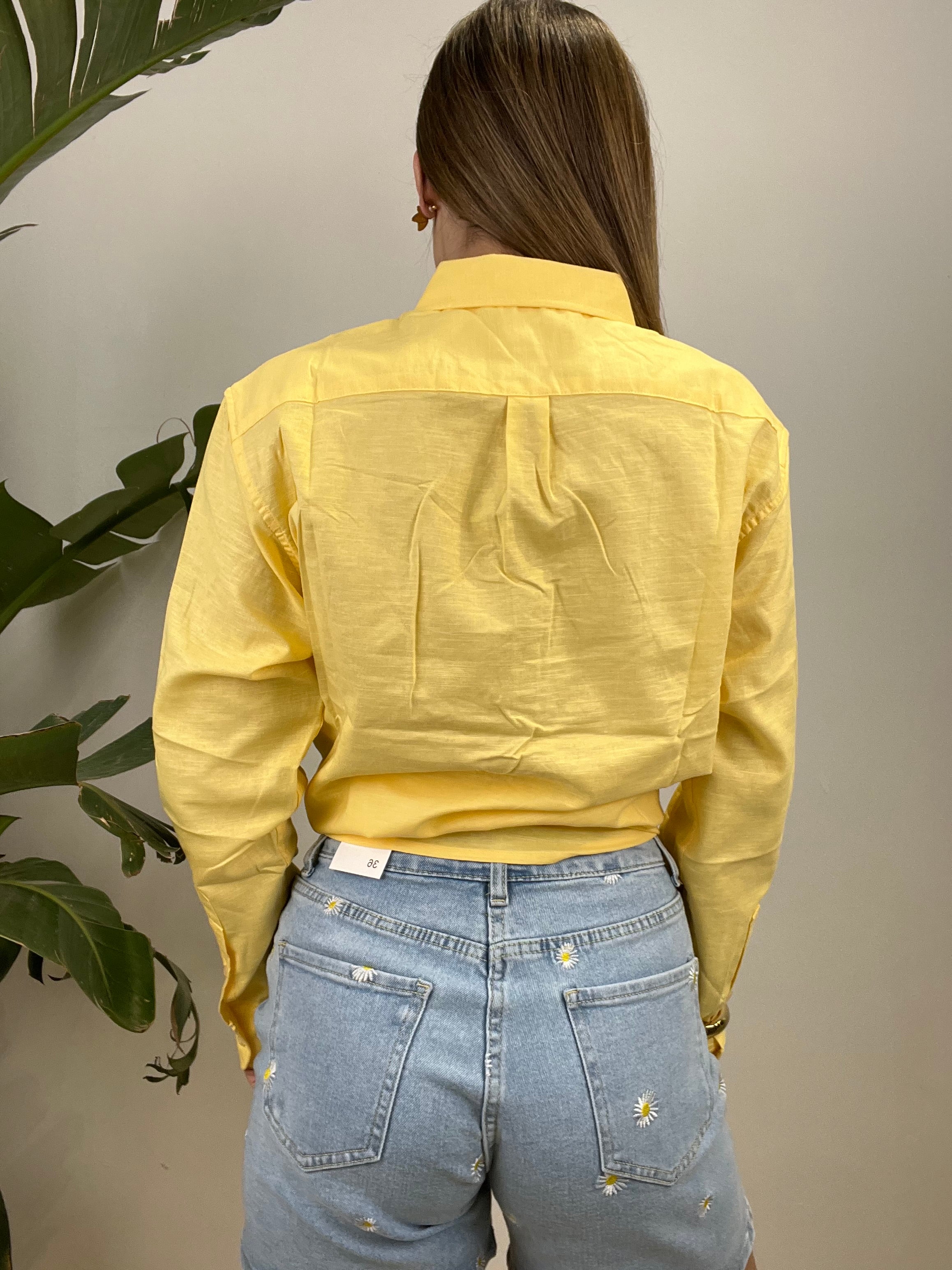CAMICIA SIMPLY GIOVY GIALLA