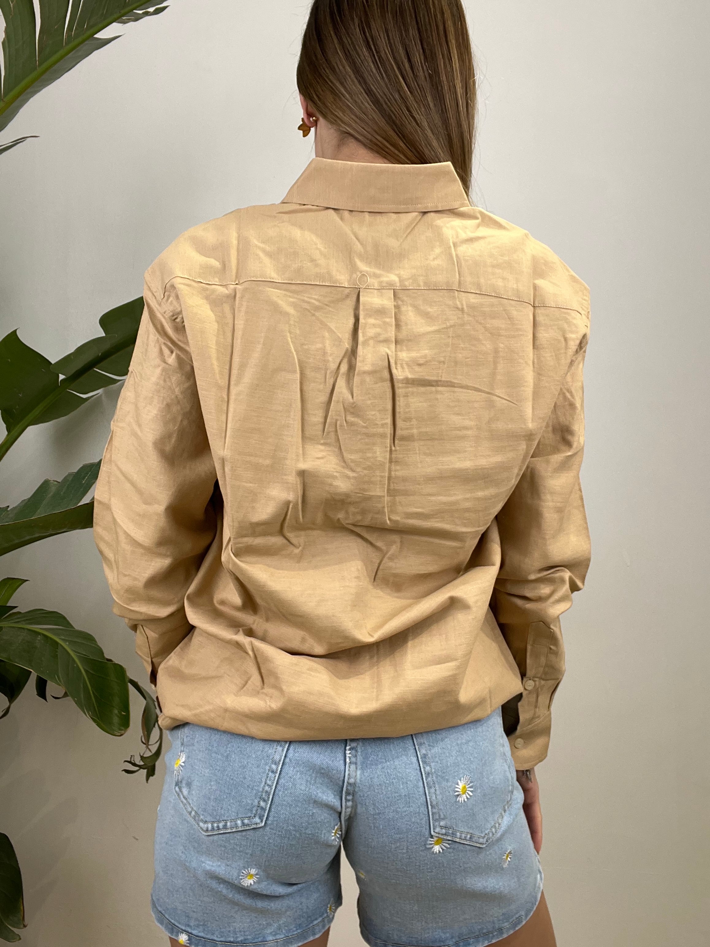CAMICIA SIMPLY GIOVY CAMEL