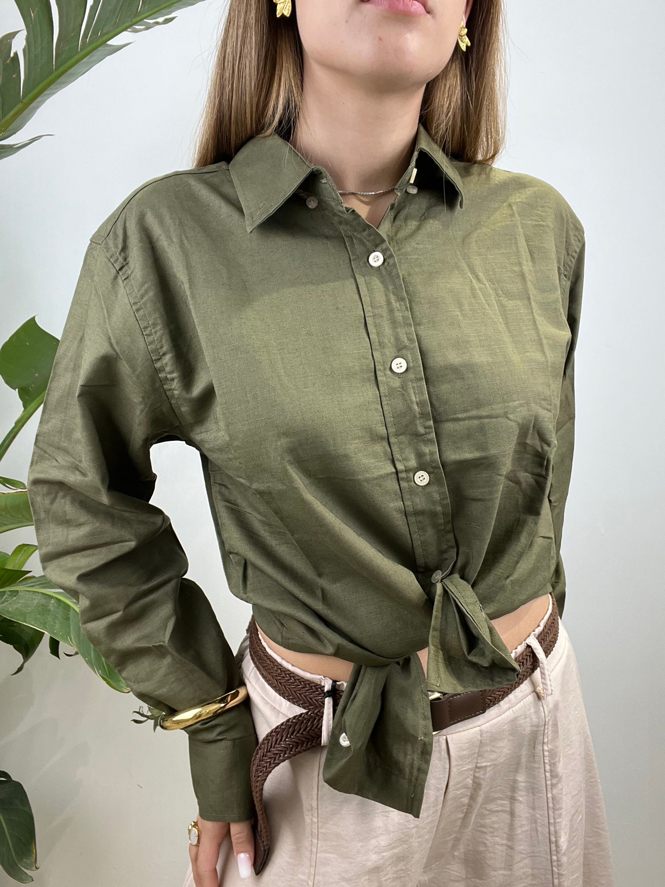 CAMICIA SIMPLY GIOVY VERDE