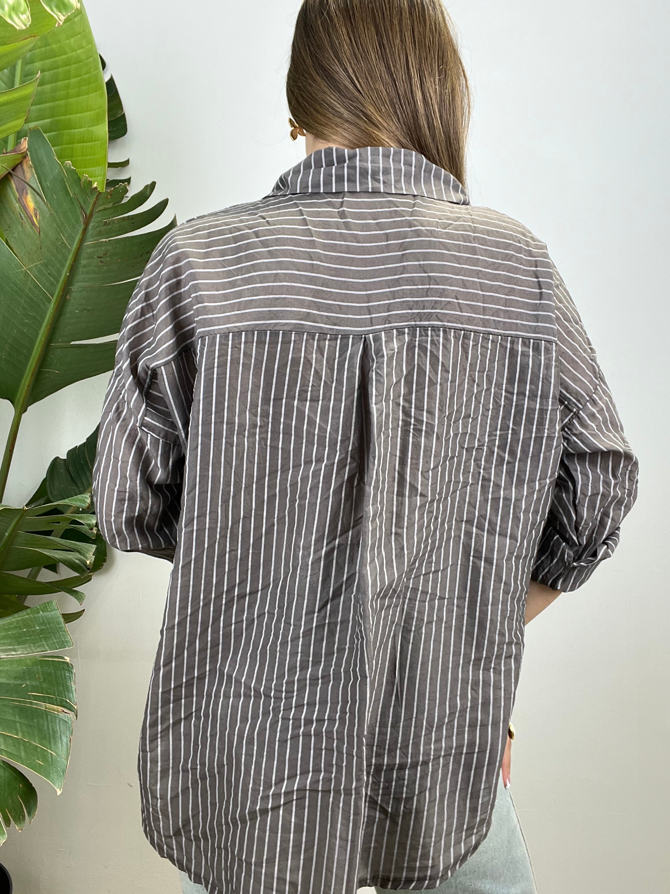 CAMICIA CHIARA MARRONE