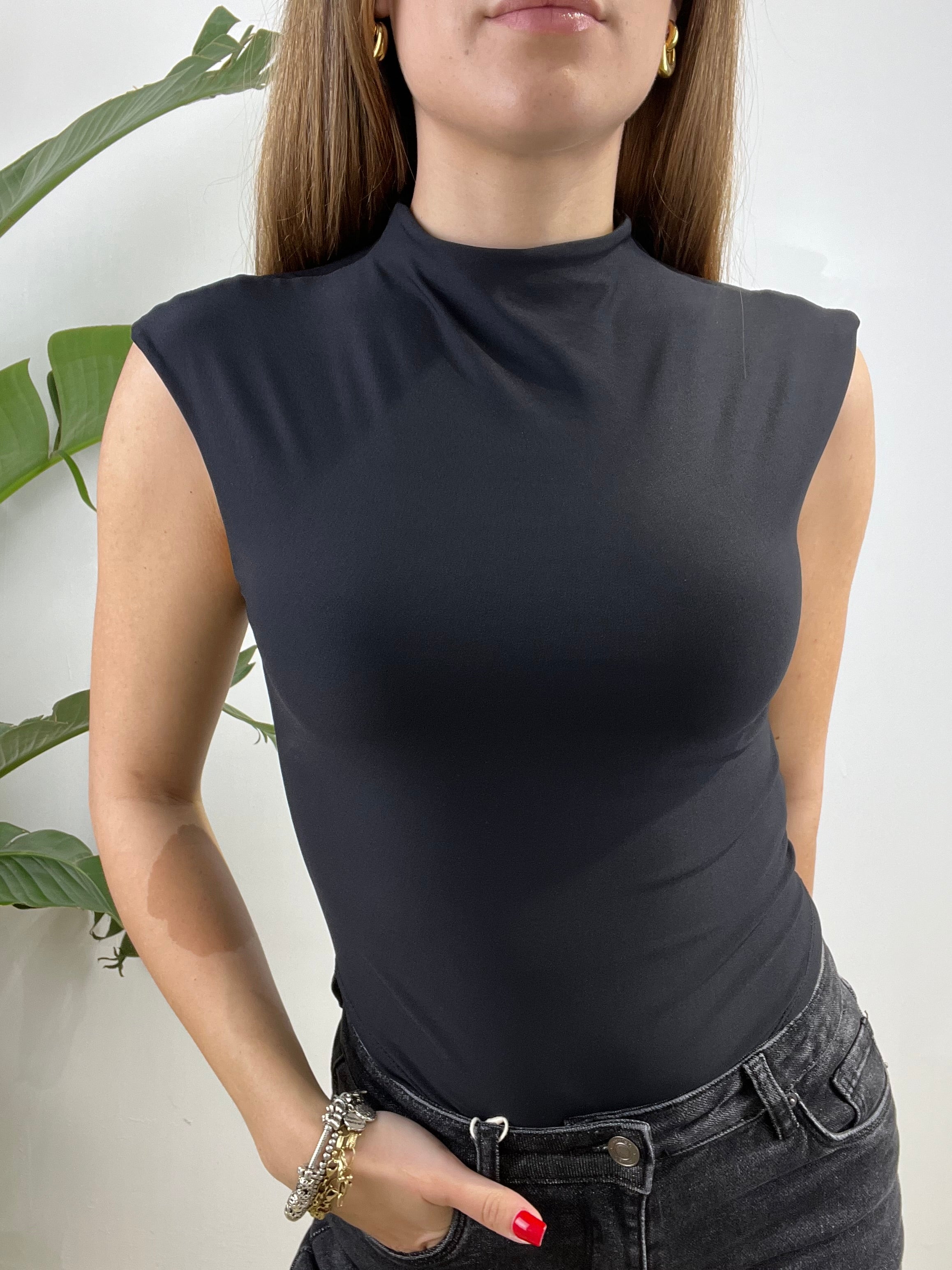 BODY LICRA GIROMANICA NERO