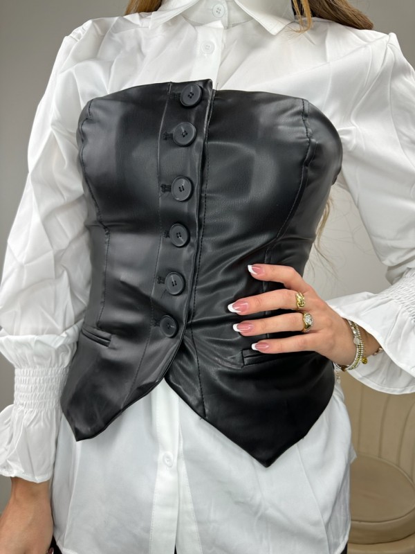BUSTIER ECOPELLE BUSTIER ECOPELLE
