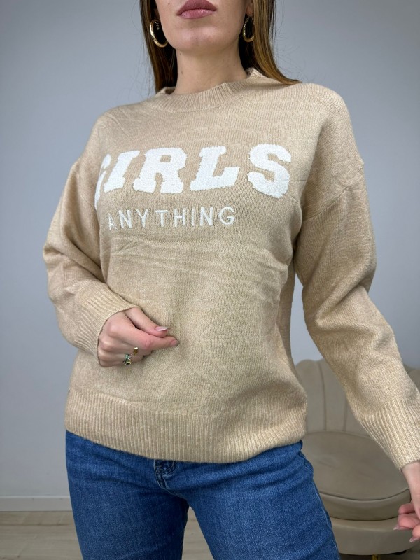 PULLOVER GIRLS CAMEL PULLOVER GIRLS CAMEL