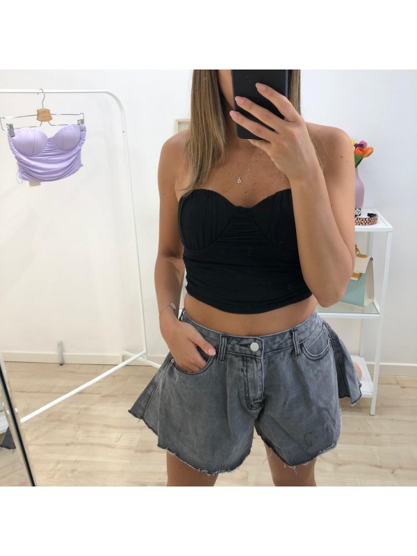 TOP BUSTIER NERO TOP BUSTIER NERO