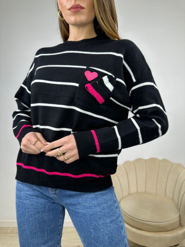 PULLOVER HAT NERO PULLOVER HAT NERO