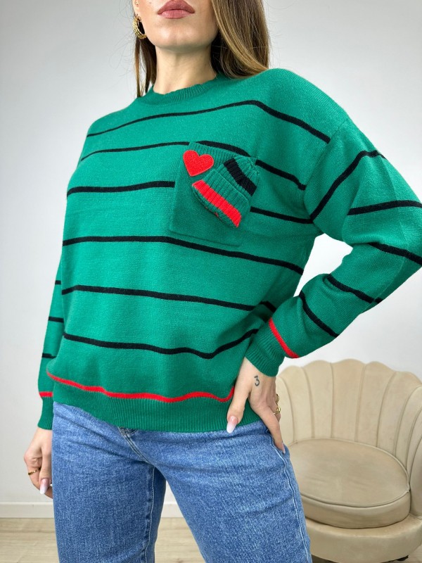 PULLOVER HAT VERDE PULLOVER HAT VERDE