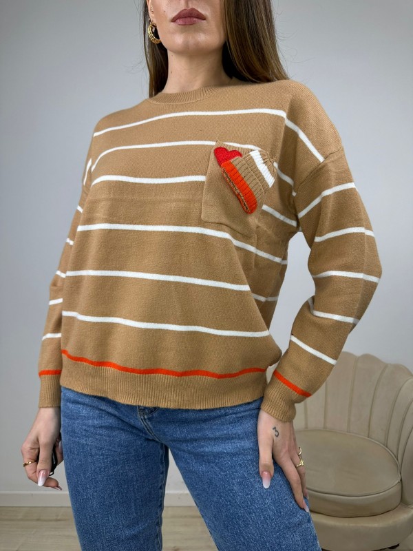 PULLOVER HAT CAMEL PULLOVER HAT CAMEL