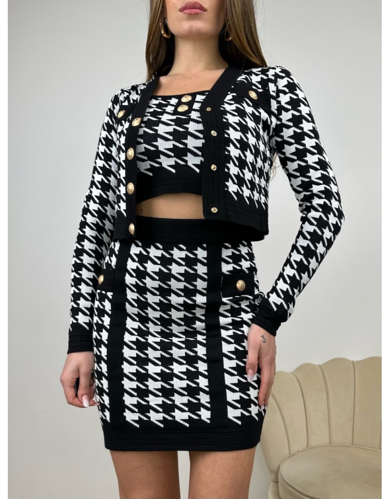 Tubino pied deals de poule