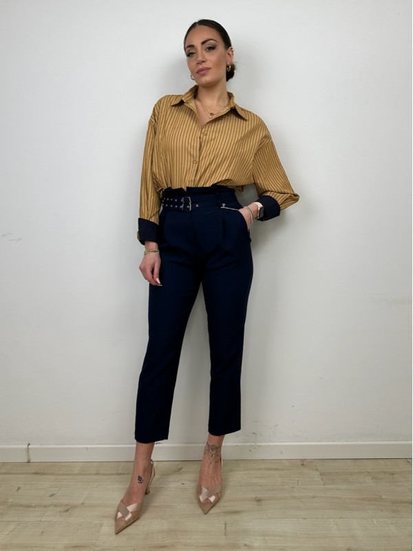 PANTALONI SVEVA BLU PANTALONI SVEVA BLU