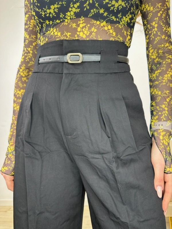 PANTALONI CAMELIA NERO PANTALONI CAMELIA NERO