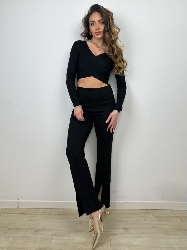 PANTALONI ZAMPA SPACCHETTI PANTALONI ZAMPA SPACCHETTI