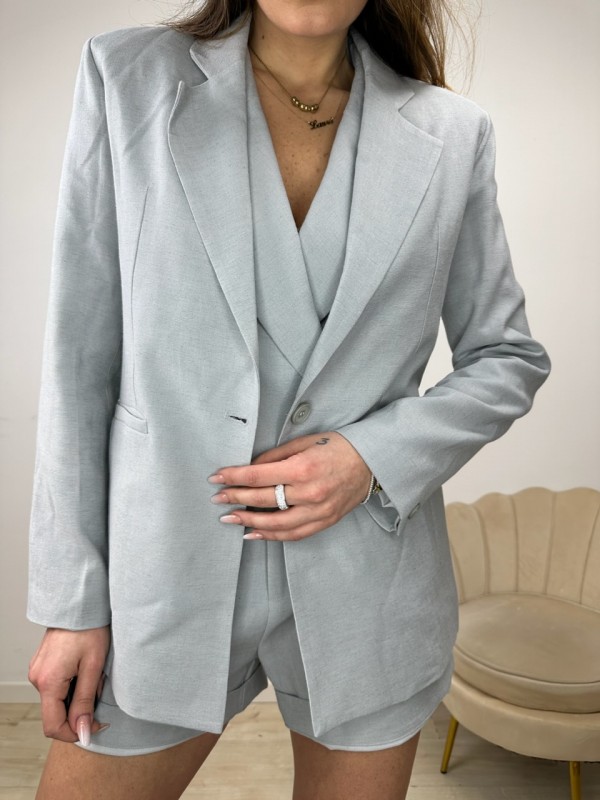 BLAZER ARY LUMINA GRIGIO BLAZER ARY LUMINA GRIGIO
