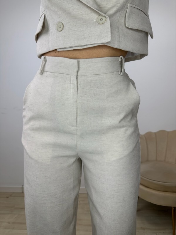 PANTALONI ARY LUMINA BEIGE PANTALONI ARY LUMINA BEIGE