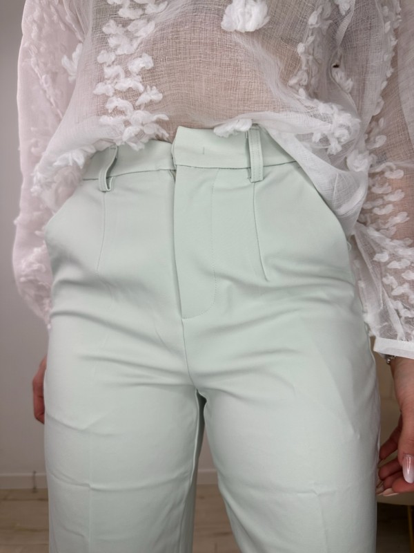 PANTALONE PALAZZO VERDE PANTALONE PALAZZO VERDE