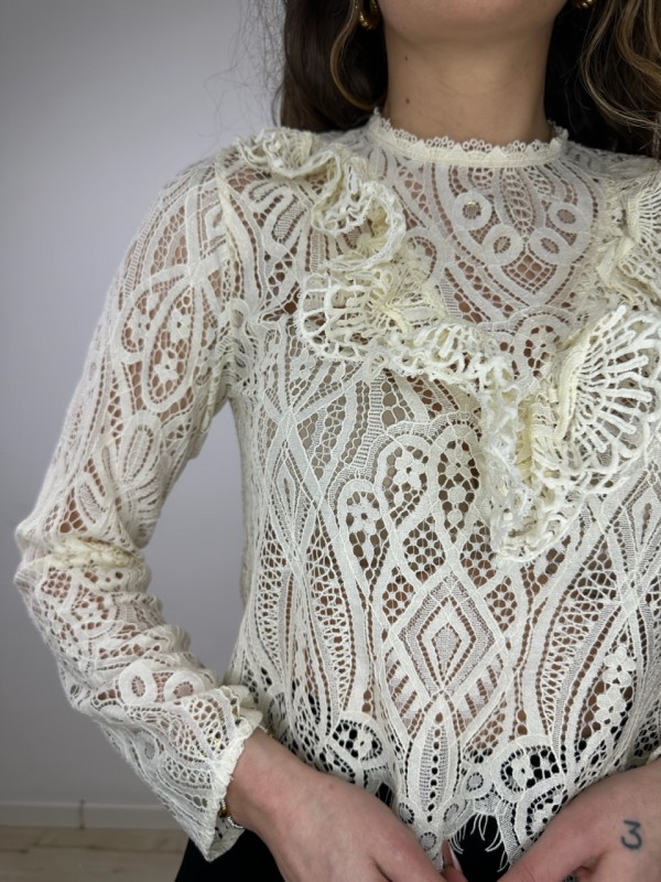 BLUSA SFILLY BEIGE BLUSA SFILLY BEIGE
