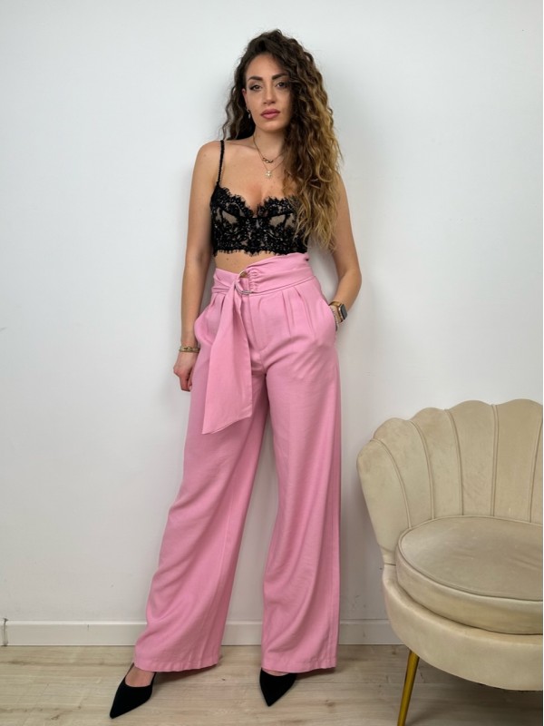 PANTALONI FREMY LUMINA ROSA PANTALONI FREMY LUMINA ROSA