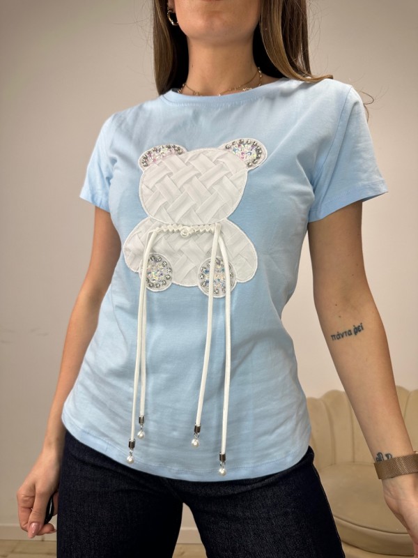 T-SHIRT KOMY AZZURRO T-SHIRT KOMY AZZURRO