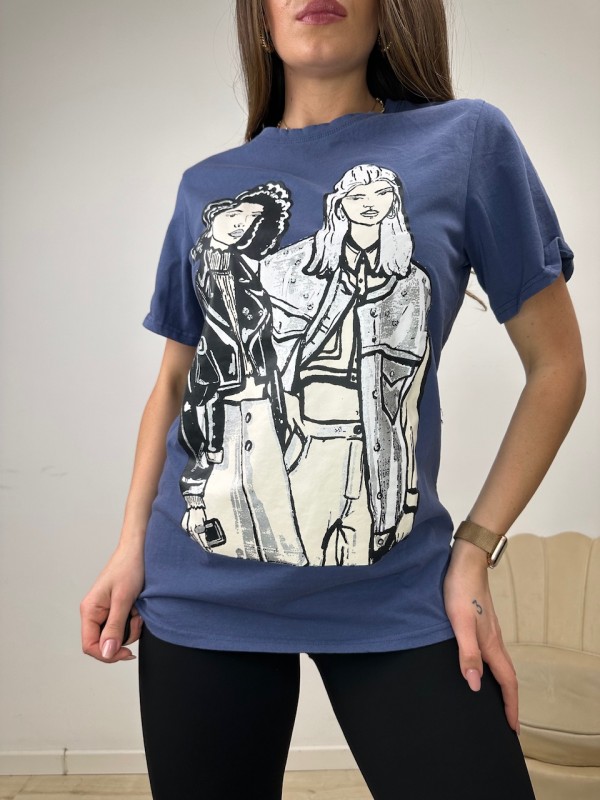 T-SHIRT MADAME BLU T-SHIRT MADAME BLU