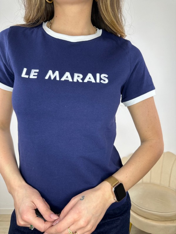 T-SHIRT "LE MARAINS" BLU T-SHIRT "LE MARAINS" BLU