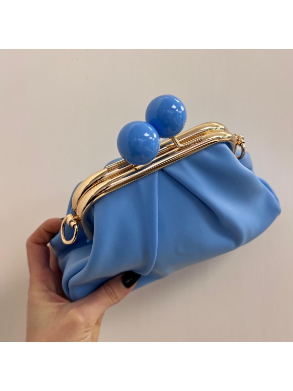 POCHETTE MINI REBECCA AZZURRA POCHETTE MINI REBECCA AZZURRA