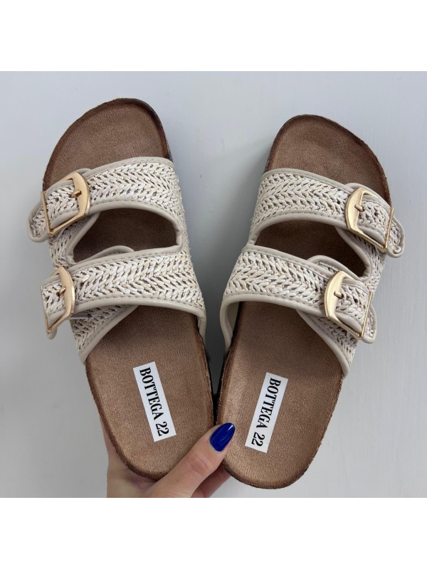 CIABATTE KAMY BEIGE CIABATTE KAMY BEIGE
