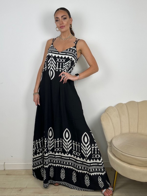 LONG DRESS KIMBLY NERO LONG DRESS KIMBLY NERO