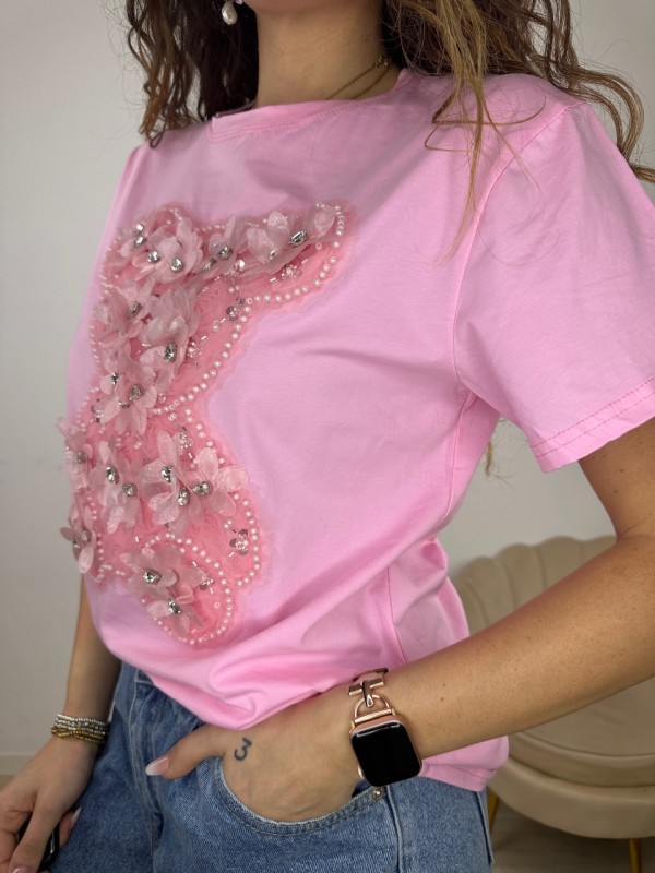 T-SHIRT GRAZY ROSA T-SHIRT GRAZY ROSA