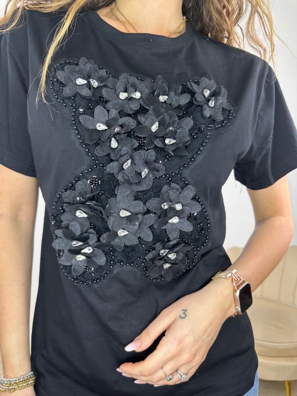 T-SHIRT GRAZY NERA T-SHIRT GRAZY NERA