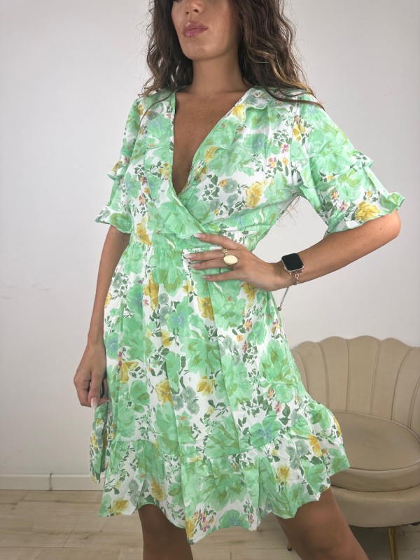 DRESS ANGY SUPERSALDI VERDE DRESS ANGY SUPERSALDI VERDE