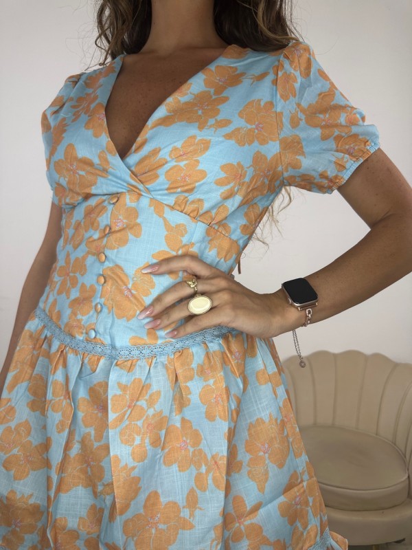 DRESS SALEM AZZURRO DRESS SALEM AZZURRO