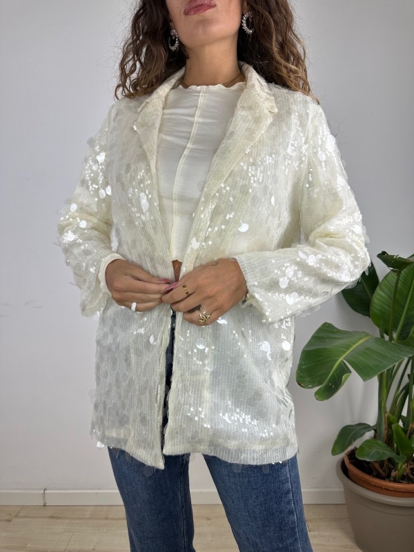 BLAZER PAILLETTES BURRO BLAZER PAILLETTES BURRO