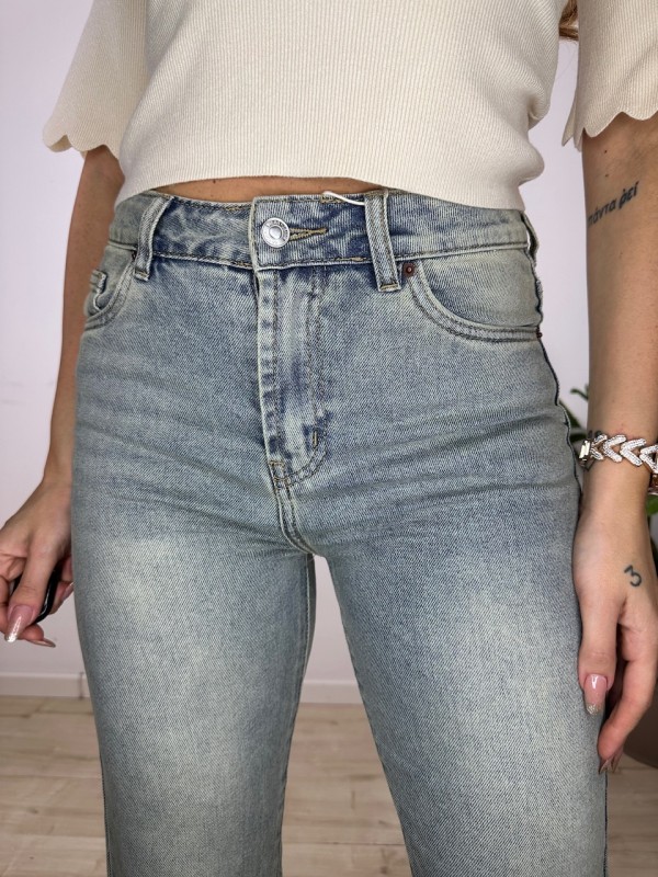 JEANS REGULAR STRAIGHT SABBIATO