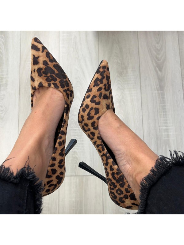 DECOLLETE LEOPARDATO