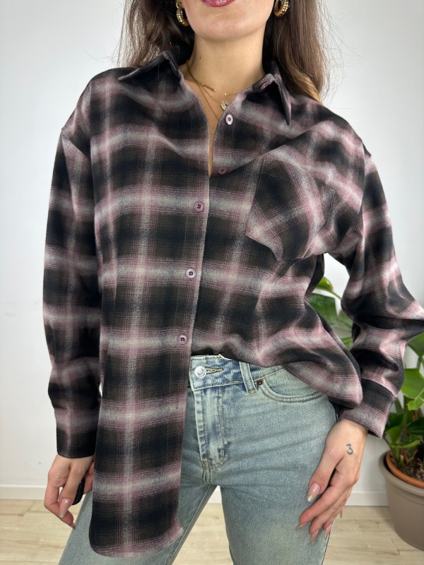 CAMICIA FEFY MARRONE CAMICIA FEFY MARRONE