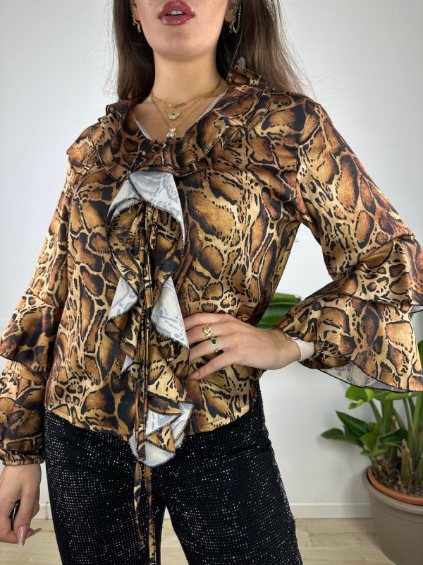 BLUSA PITONATA SUPERSALDI BLUSA PITONATA SUPERSALDI