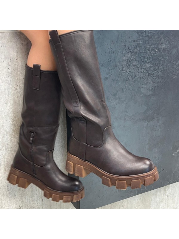 STIVALE CHIARA MARRONE STIVALE CHIARA MARRONE