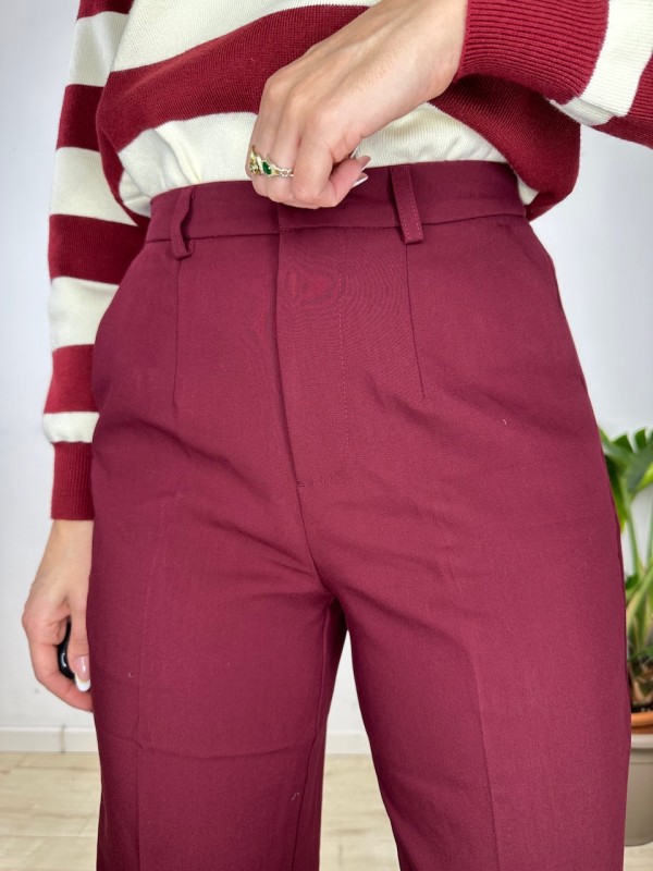 PANTALONI FULL LENGHT BORDEAUX PANTALONI FULL LENGHT BORDEAUX