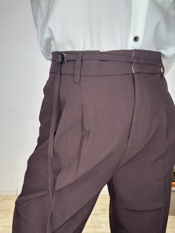 PANTALONI CLOE MARRONE PANTALONI CLOE MARRONE