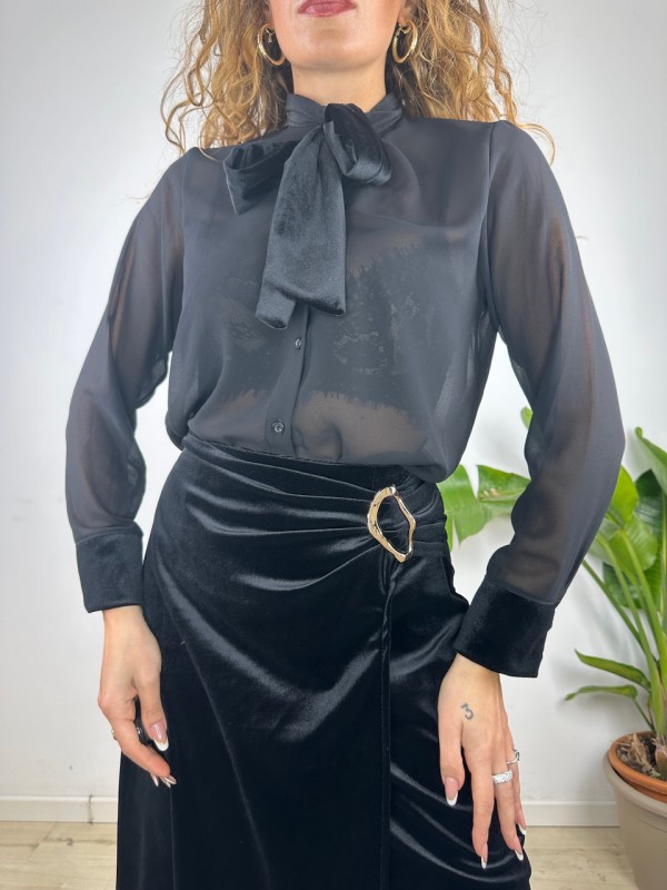 CAMICIA FLORA NERA CAMICIA FLORA NERA
