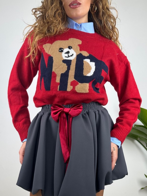 PULLOVER NICE BORDEAUX PULLOVER NICE BORDEAUX