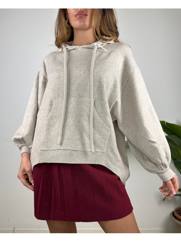 PULLOVER FELPA GORY BEIGE PULLOVER FELPA GORY BEIGE