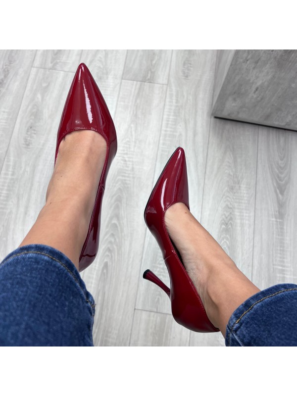 DECOLLETE LUCIDO ROSSO DECOLLETE LUCIDO ROSSO