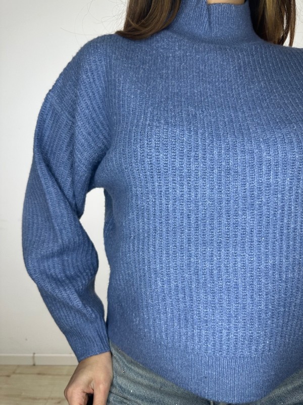 PULLOVER ANGELA AZZURRO PULLOVER ANGELA AZZURRO