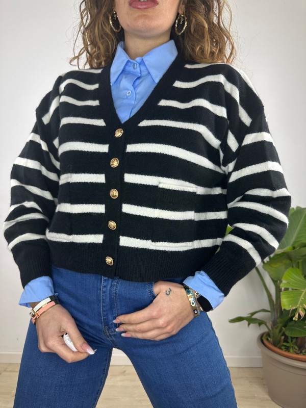 CARDIGAN KAMAL NERO CARDIGAN KAMAL NERO