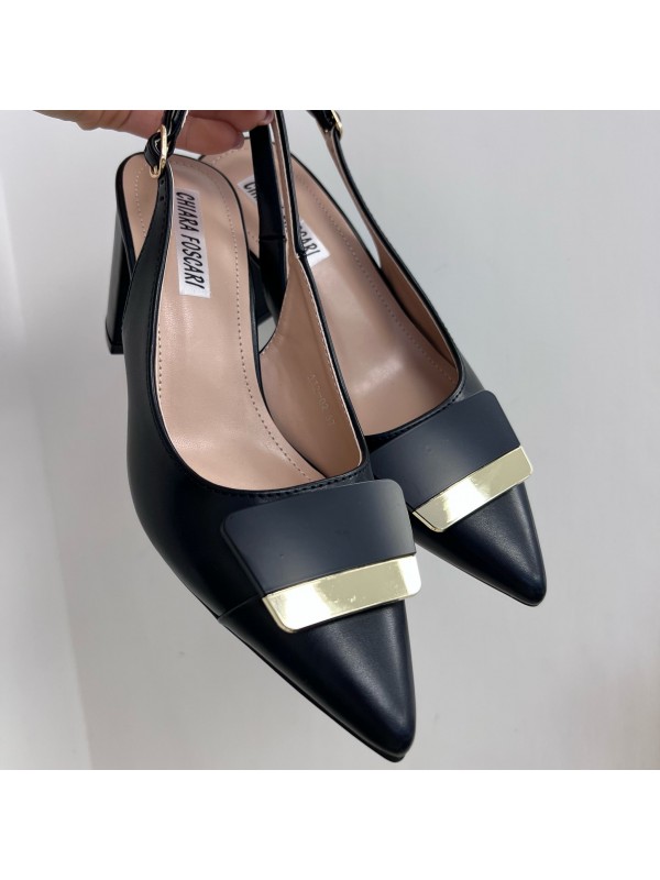 DECOLLETE BICOLOR NERO DECOLLETE BICOLOR NERO