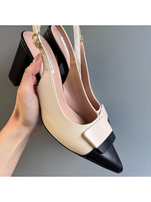 DECOLLETE BICOLOR BEIGE DECOLLETE BICOLOR BEIGE