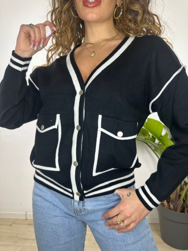 CARDIGAN KRIS NERO CARDIGAN KRIS NERO